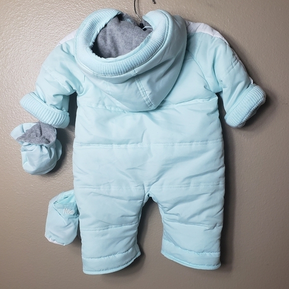 Nike Fleece Lined Insulated Bunting/Snowsuit-Size 3-6 months - Picture 5 of 7